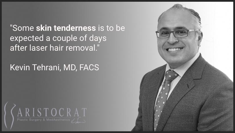 Dr. Tehrani quote on laser hair removal1