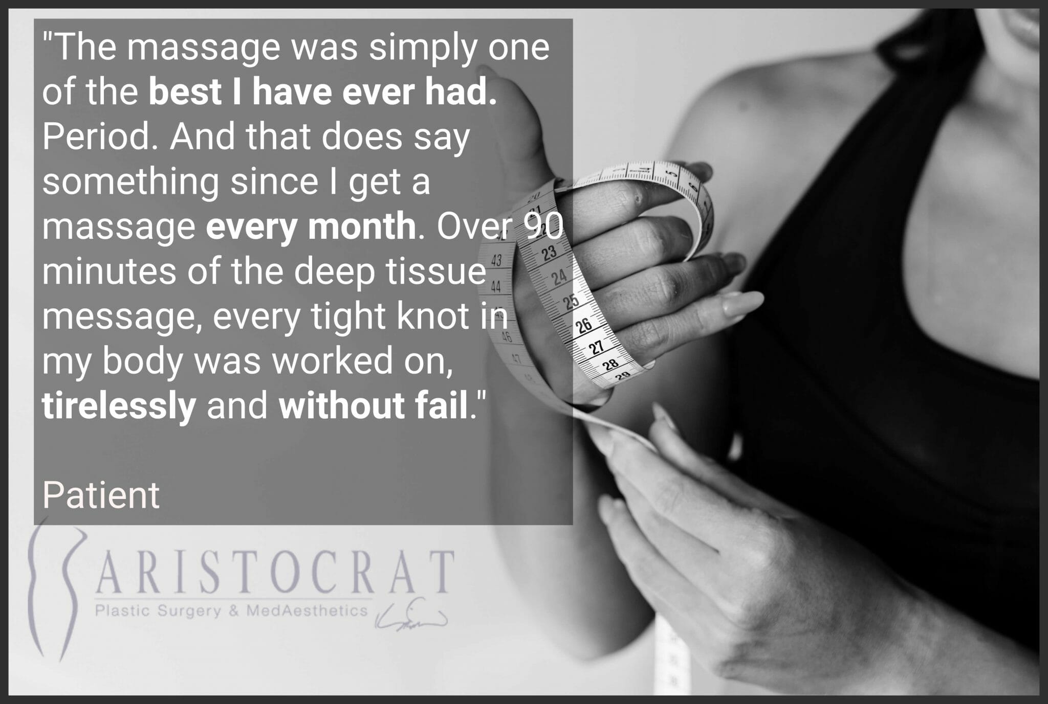Patient testimonial on lymphatic massage5