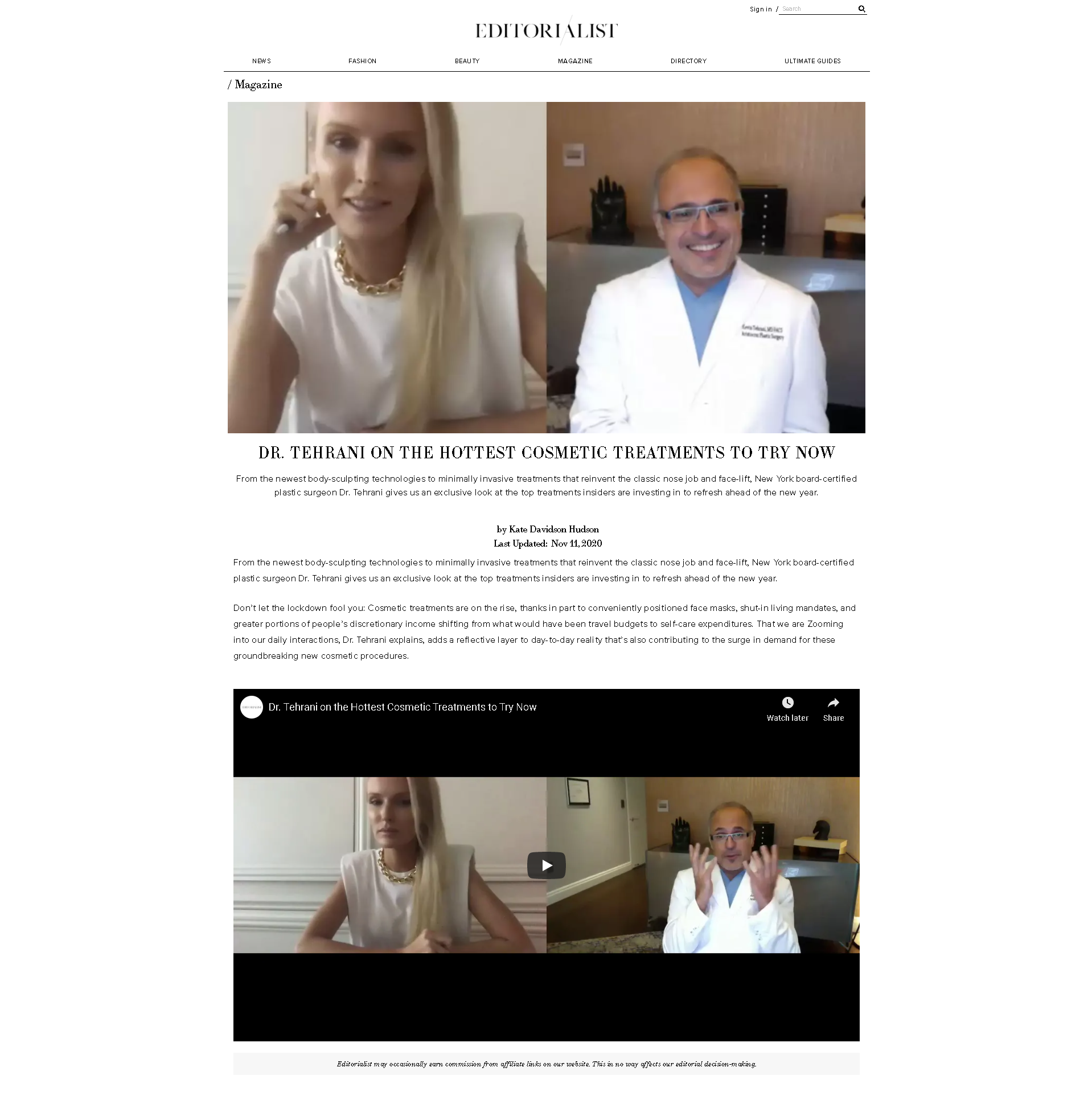 Editorialist Interview